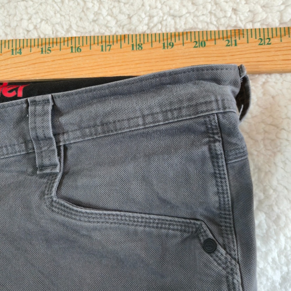 Wrangler ATG Jackson Utility Pants Mens 42x30 Gray Straight Leg Hiking Workwear - Picture 12 of 14